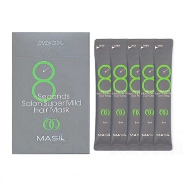 Мягкая восстанавливающая маска для волос Masil 8 Seconds Salon Super Mild Hair Mask Stick Pouch 8мл (саше) 