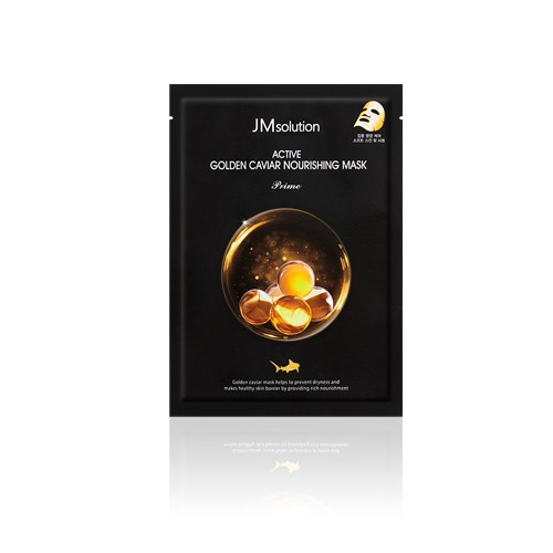 JMSolution Маска для лица с экстрактом икры и золота Active Golden Caviar Nourshing Mask Prime