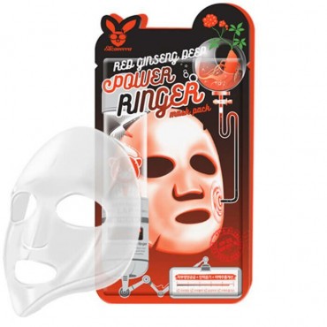 Elizavecca Power Ringer Mask Pack Red Ginseng Deep маска с женьшенем