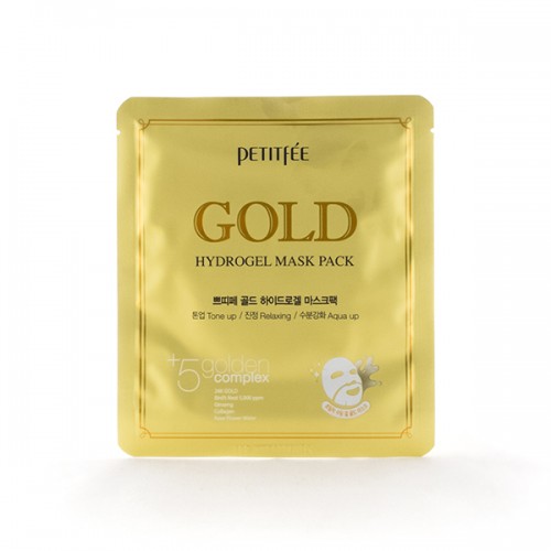 Petitfee Маска для лица гидрогелевая с золотом Hydrogel Gold Mask Pack
