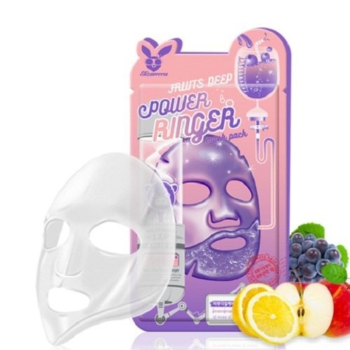 Elizavecca Тканевая маска для лица Фруктовая FRUITS DEEP POWER Ringer mask pack, 23мл
