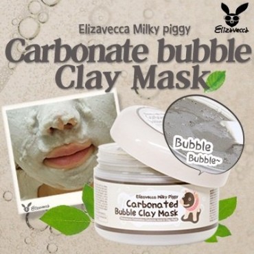ELIZAVECCA Milky Piggy Маска для лица глиняно- пузырьковая Carbonated Bubble Clay Mask 100 мл