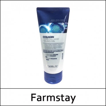Farmstay Collagen water full moist peeling gel, 180 ml Пилинг отшелушивающий с коллагеном, 180 мл, Farmstay
