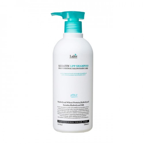Профессиональный органический безсульфатный шампунь для волос La’dor Keratin LPP Shampoo 530ml