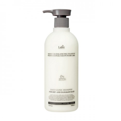 Увлажняющий шампунь для сухих и поврежденныx волос La’dor Moisture Balansing Shampoo 530ml