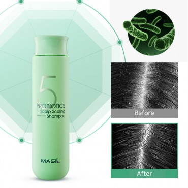 Глубокоочищающий шампунь с пробиотиками Masil 5 Probiotics Scalp Scaling Shampoo 150ml