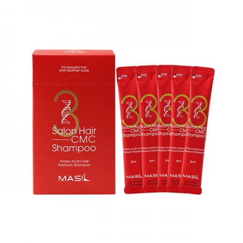 Шампунь с аминокислотами 3 Salon Hair CMC Shampoo Masil 8мл (саше)